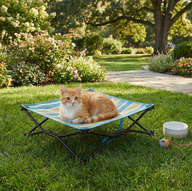 Foldable Portable Dog Bed
