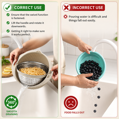 4 in 1 Colander With Grater