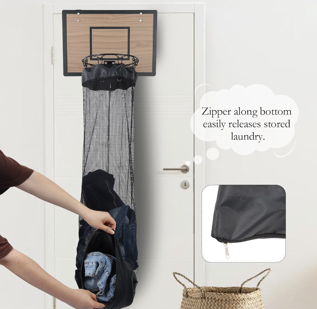 Basketball Hoop Laundry Basket