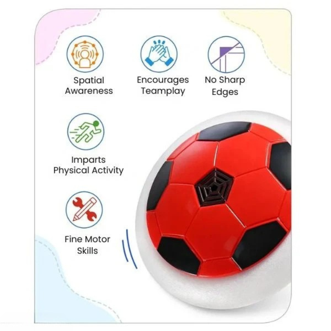 HoversBall™ – Indoor Football | Soft Bumper With LED Lights