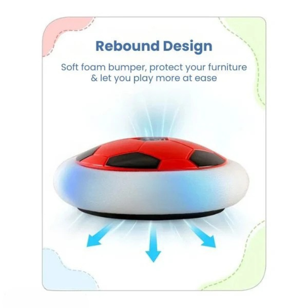HoversBall™ – Indoor Football | Soft Bumper With LED Lights