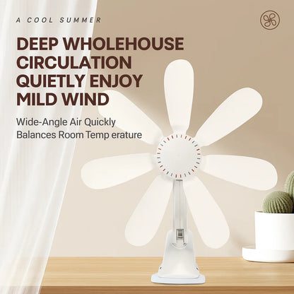 Wall Mounted Clip-On Fan