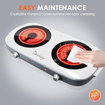 Electric Double Induction Kitchen Burner