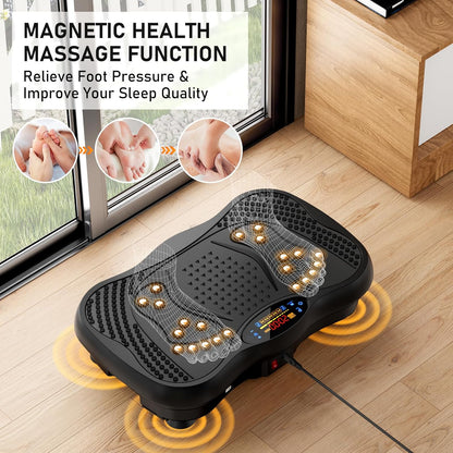 Lymphatic Vibrating Platform With Stretch Bands