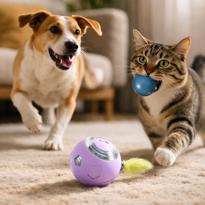 Smart Rechargeable Interactive Pet Ball