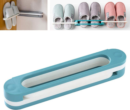 Wall-Mounted Slipper Storage Folding Shelf
