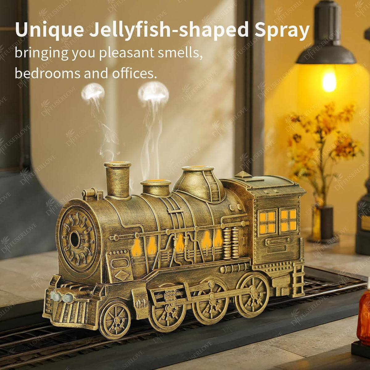 Train-Shaped Aroma Humidifier