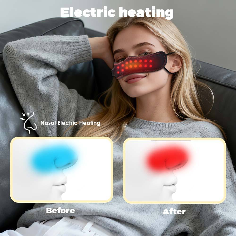 Heated Nose Warmer Guard with Adjustable Lanyard
