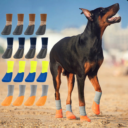 Dog Paw Protection Shoes - (Pack of 4)