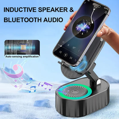 5-in-1 Phone Holder with Bluetooth Speaker