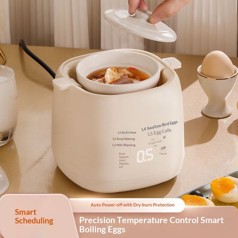 6-in-1 Smart Egg Cooker & Mini Steamer