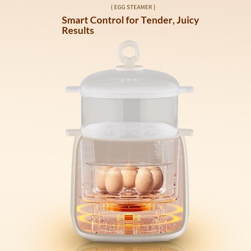 6-in-1 Smart Egg Cooker & Mini Steamer