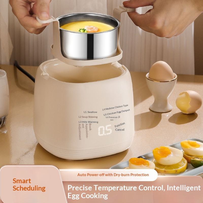 6-in-1 Smart Egg Cooker & Mini Steamer