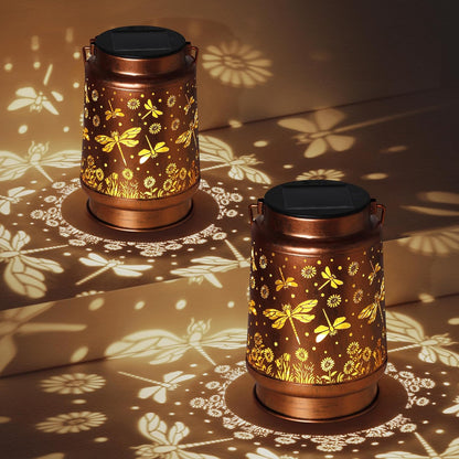 Solar-Powered Dragonfly Lantern