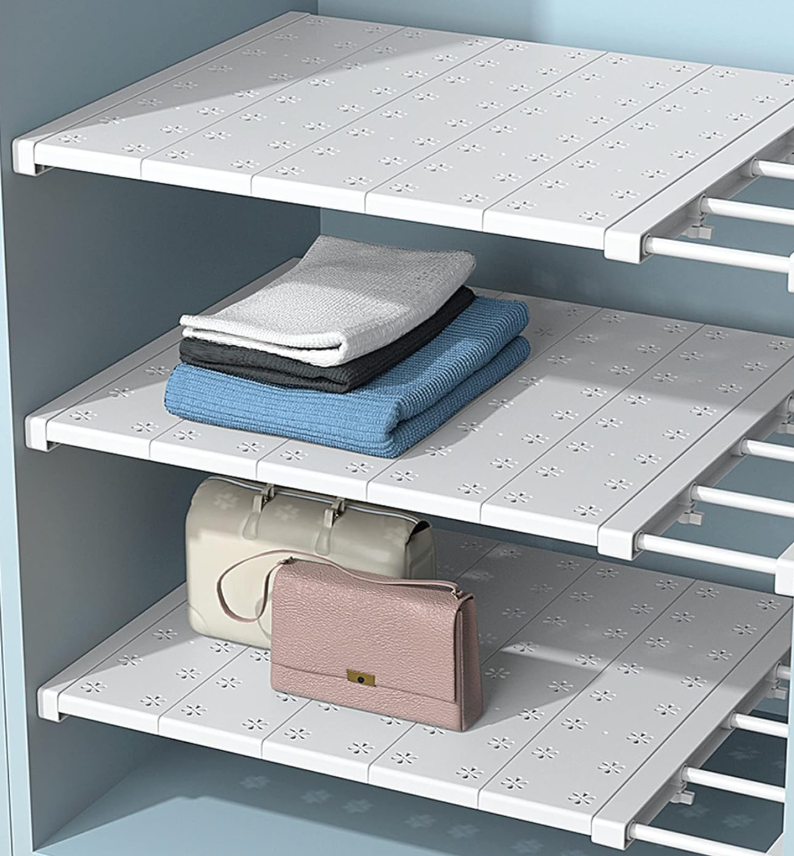 Extendable Wardrobe Shelf Organizer