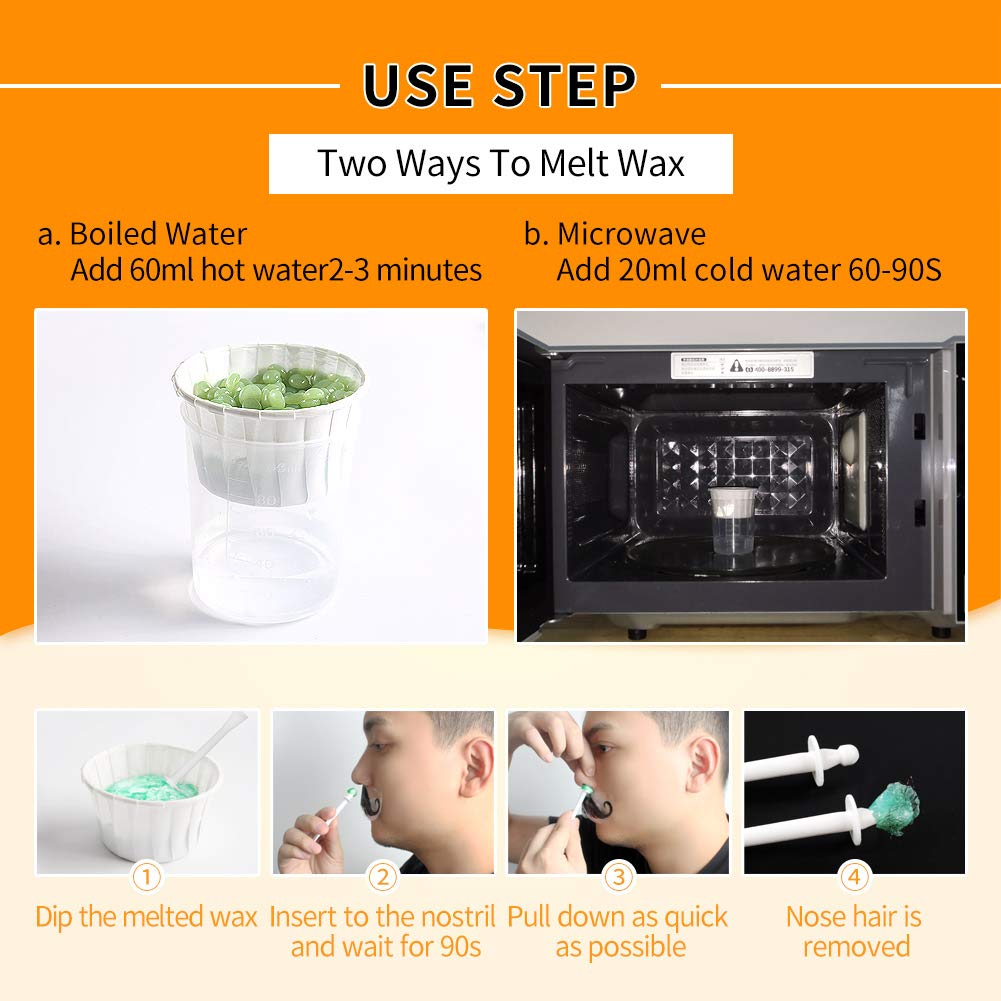 Nose Hair Removal Wax Kit