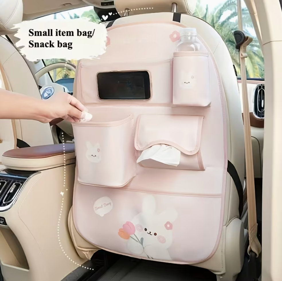 Car Back Seat Organizer with Detachable Tray