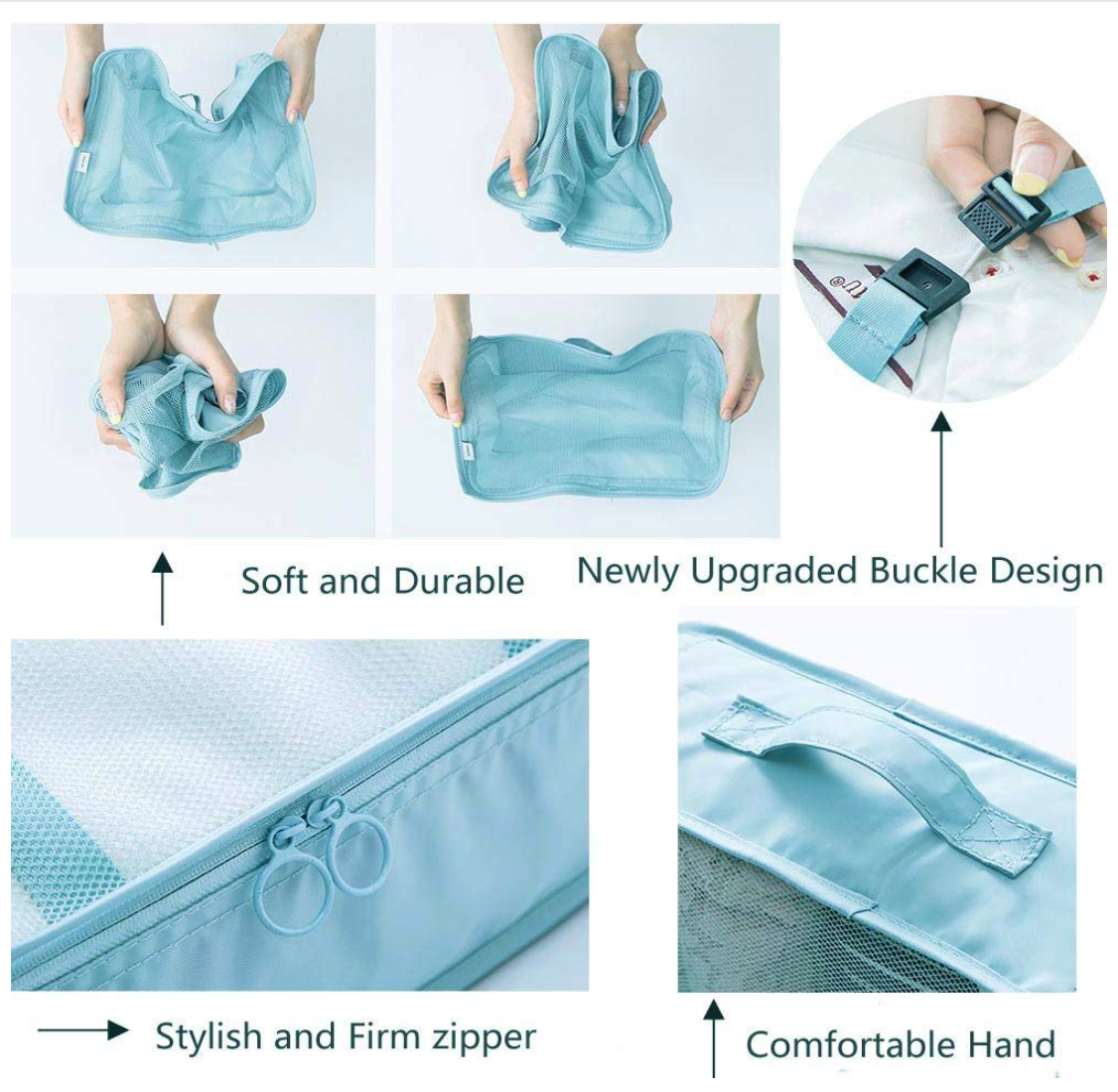 7 Pcs Travel Organizer Set