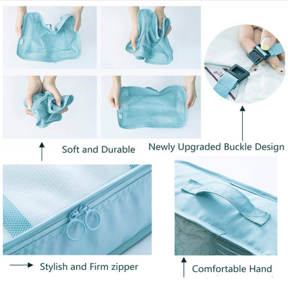 7 Pcs Travel Organizer Set