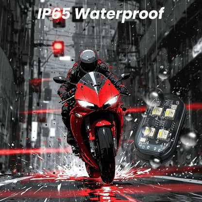 Wireless LED Remote Control Lights for Bike & Car