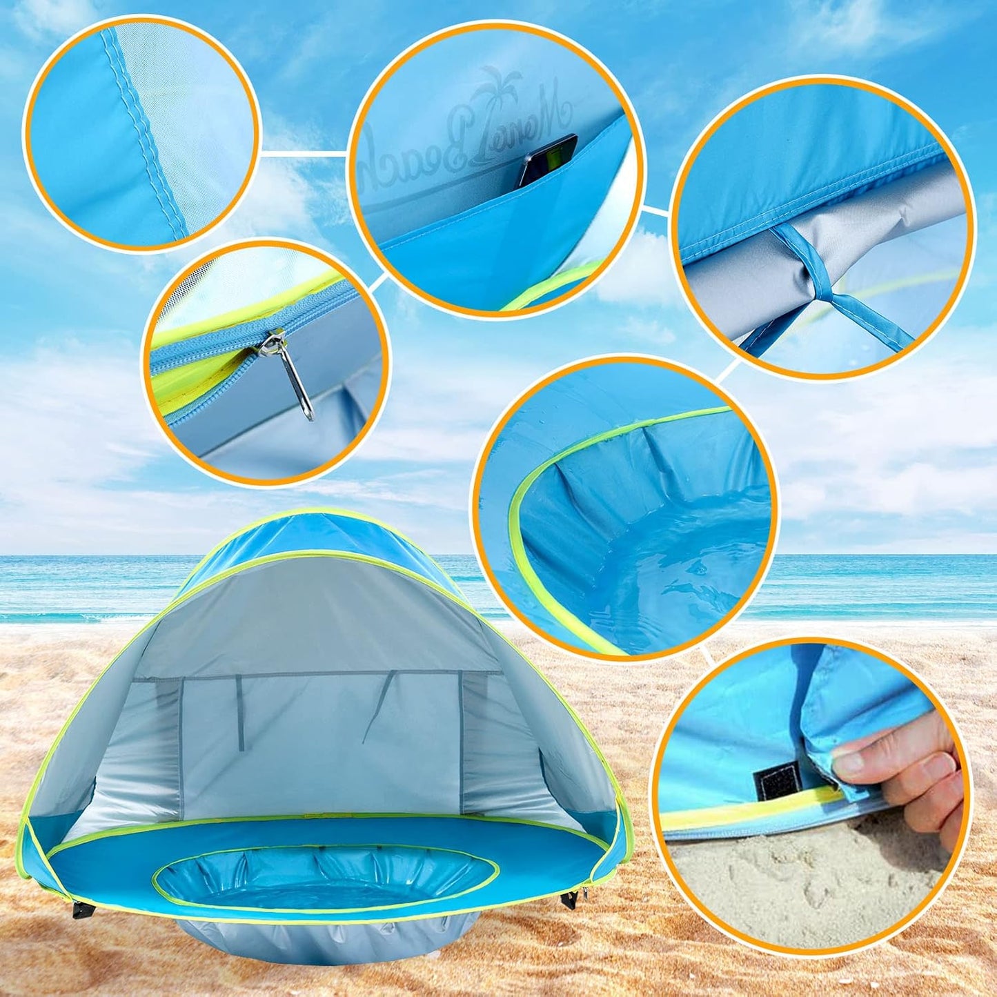 Portable Baby Cooling Pool Tent