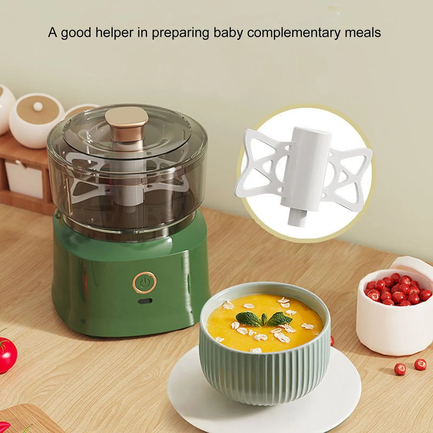 Electric Mini Portable Food Chopper & Grinder
