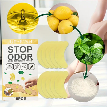 Ultra-Fresh Shoe Deodorant Stickers (10 Pcs)