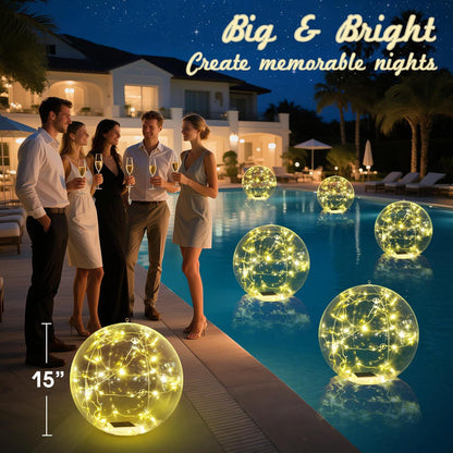 Luxury Floating Glow Lights (Pack Of 4)