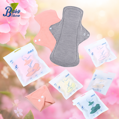 Reusable Rash Free Cotton Menstrual Pads (L)