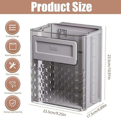 Takenick Hanging Folding Garbage Bin (Toilet Kitchen Bathroom Office)