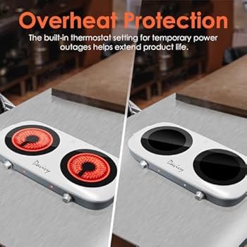 Electric Double Induction Kitchen Burner