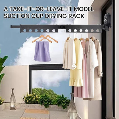 Wall Mounted Retractable Drying Rack