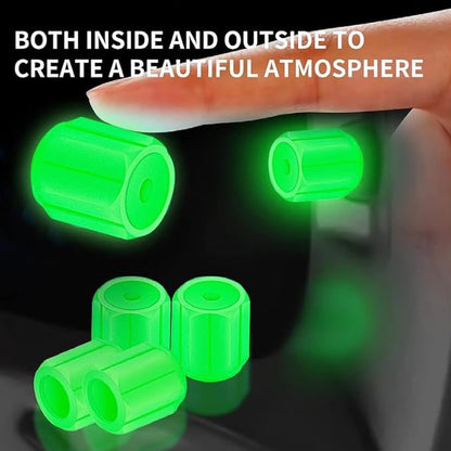 GlowRide™ Luminous Tyre Valve Caps (Set of 4)