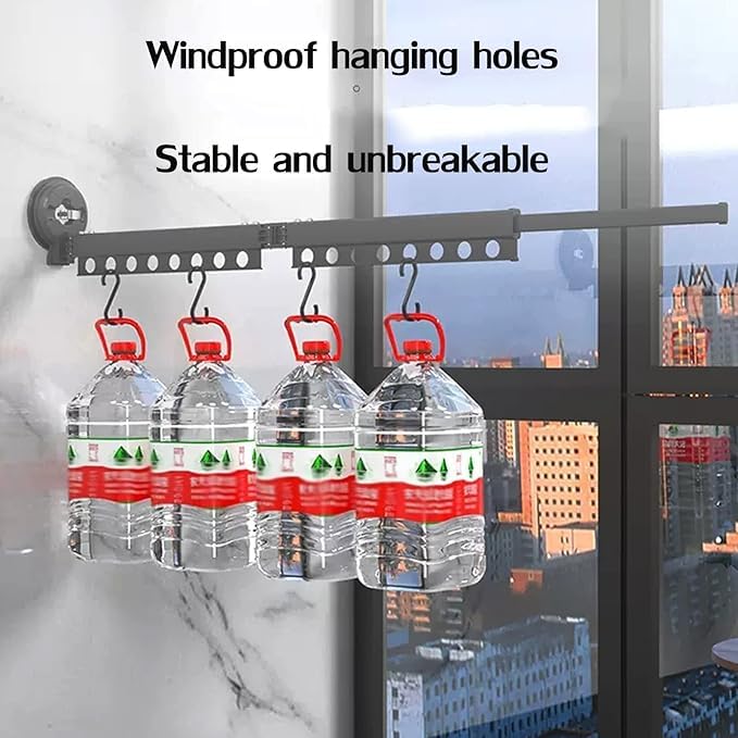 Wall Mounted Retractable Drying Rack
