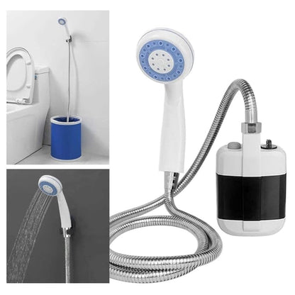 Rechargeable Portable Shower Head with Adjustable Pressure