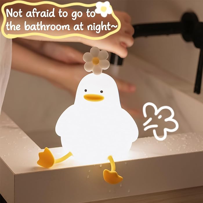 Flower Duck Night Light for Kids