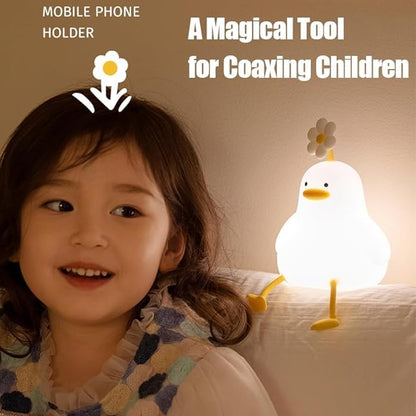 Flower Duck Night Light for Kids
