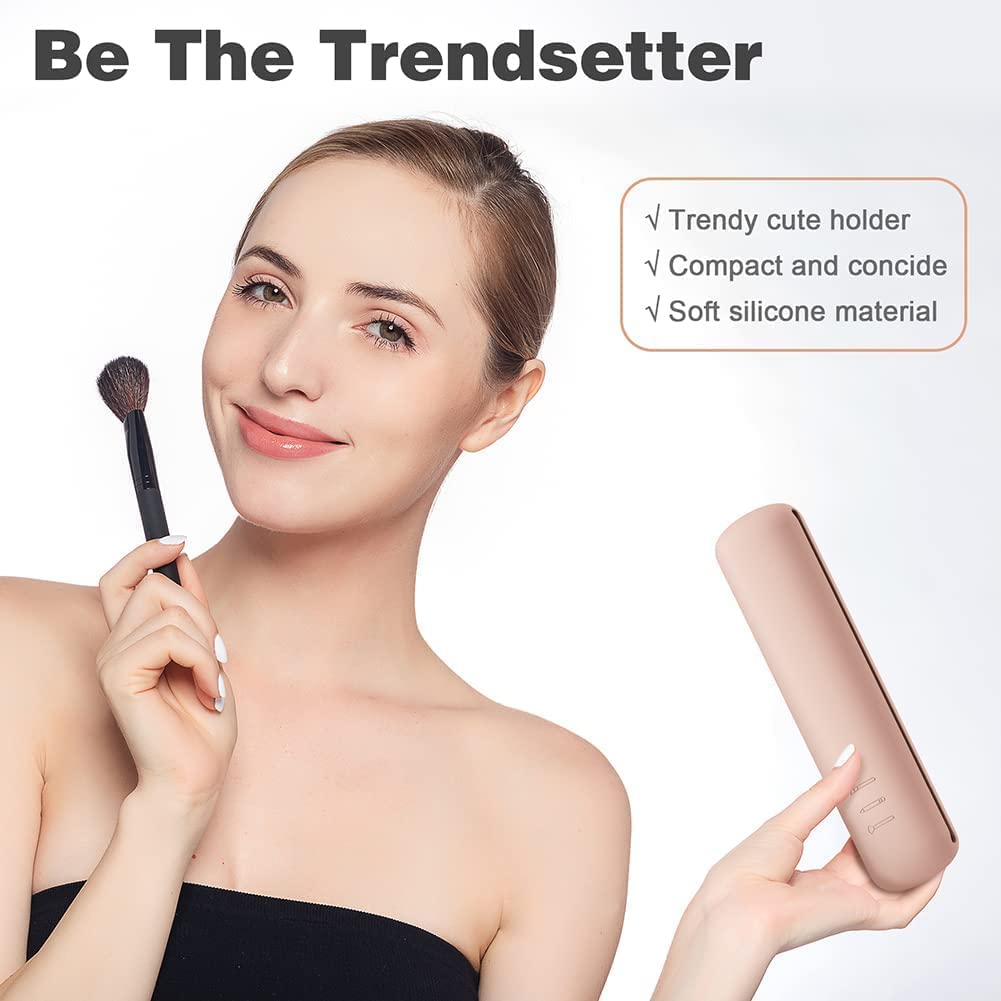 Compact Silicone Makeup Brush Holder
