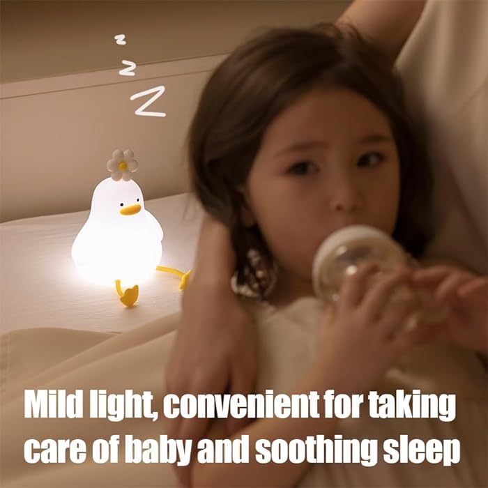 Flower Duck Night Light for Kids