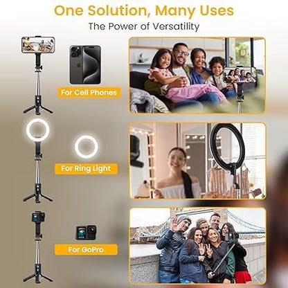3 in 1 Extendable Selfie Stick Tripod With Remote