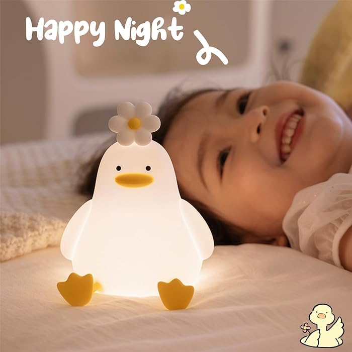 Flower Duck Night Light for Kids