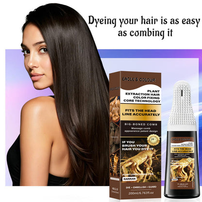 Plant Extraction Hair Dye Comb