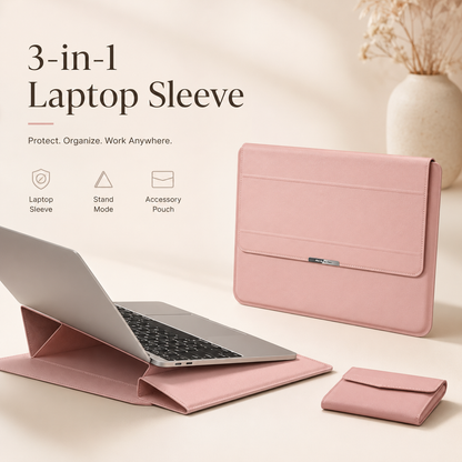 3 in1 Waterproof Laptop Sleeve Case