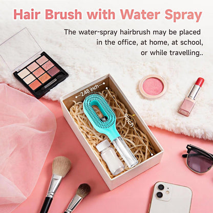 2-in-1 Hair spray Brush With Bottle