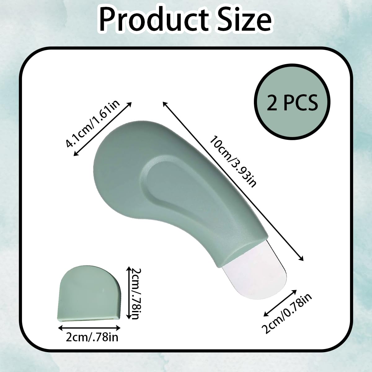 Blackhead Remover Tool, Silicone Face Scraper for Deep Cleansing (Pack Of 2)