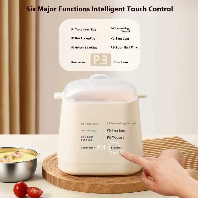 6-in-1 Smart Egg Cooker & Mini Steamer