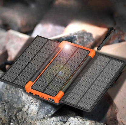 Multifunctional Foldable Solar Power Bank (10,000 mah)