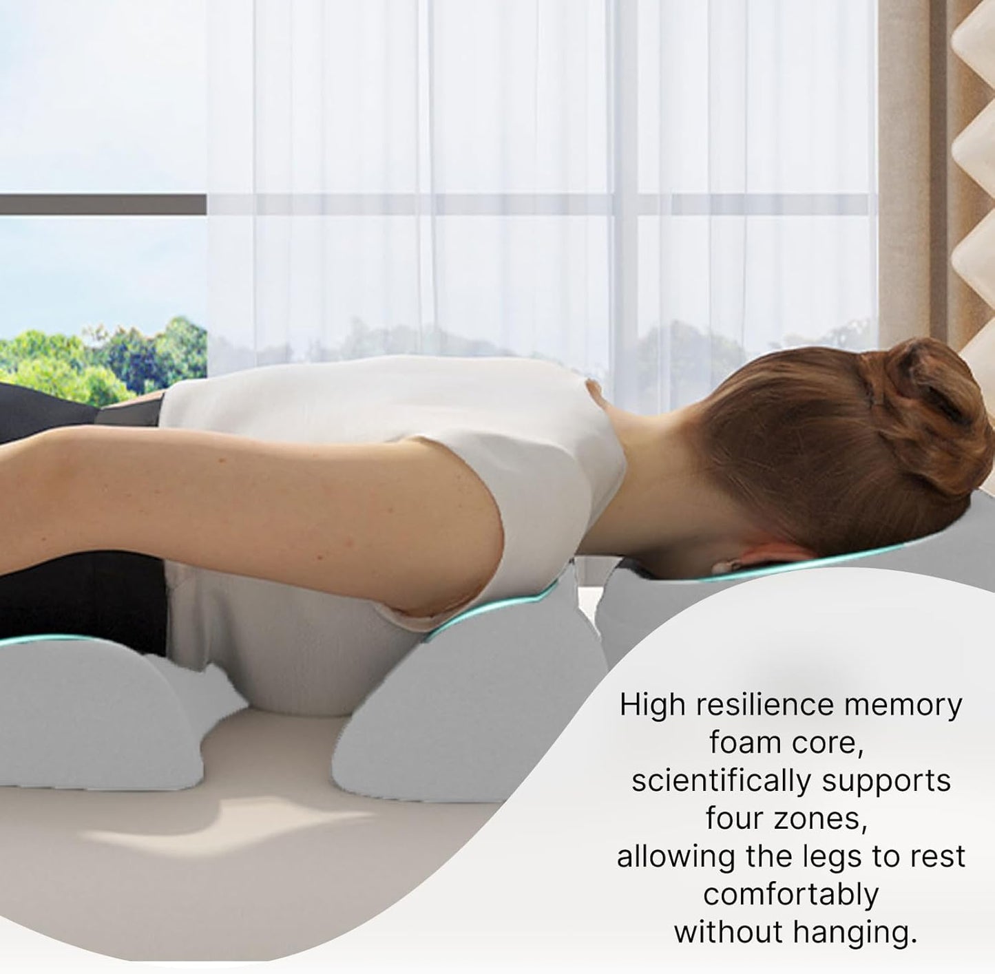Ergonomic Memory Foam Prone Pillow for Full-Body Comfort