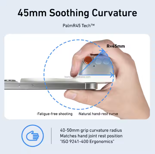 Magnetic Phone Grip with Detachable Remote