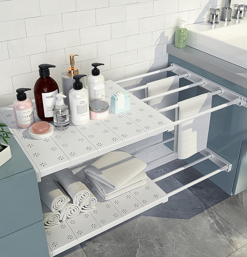 Extendable Wardrobe Shelf Organizer